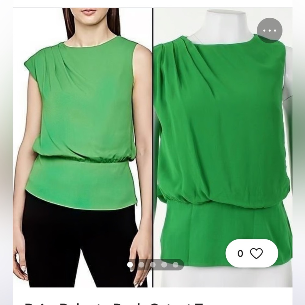 Reiss Green Sleeveless Lightweight